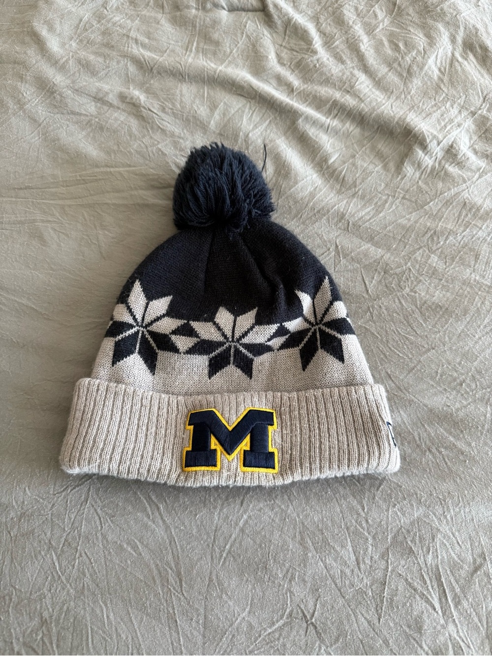 University of Michigan Logo Pom Beanie Hat